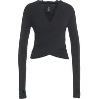 Tricouri Draped long-sleeved shirt Femei