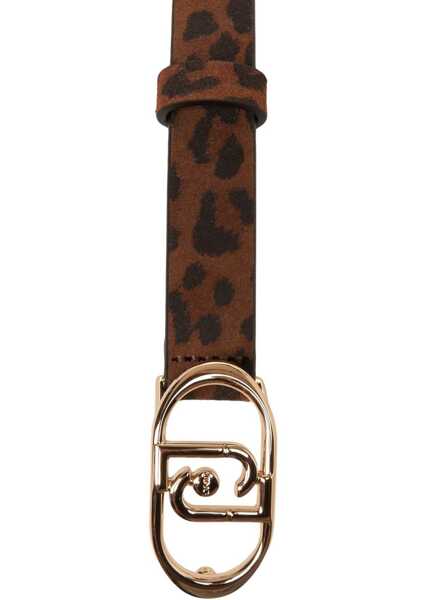 Curele Liu Jo Belt in pony hair Brown Femei (BM 19034275) 4