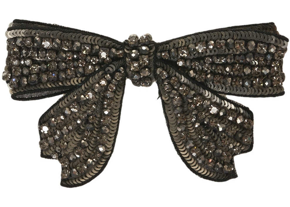 Accesorii MVM Brooch with sequins and rhinestones Black Femei (BM 19034278) 2
