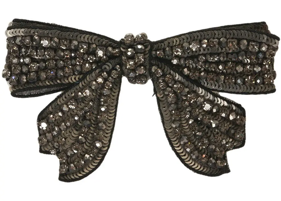 Accesorii MVM Brooch with sequins and rhinestones Black Femei (BM 19034278) 1