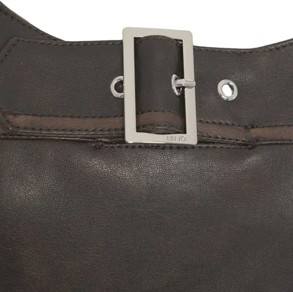 Rochii scurte Liu Jo White Mini dress made from faux leather Brown Femei (BM 19034284) 4