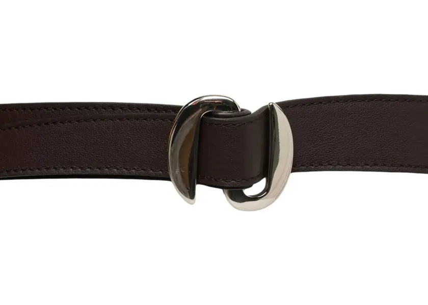 Curele Orciani Smooth leather belt Brown Femei (BM 19034305) 3