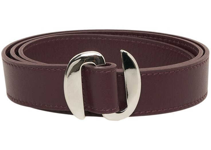 Curele Orciani Smooth leather belt Red Femei (BM 19034305) 2