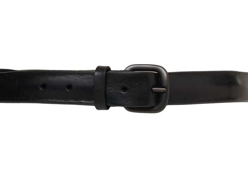 Curele Orciani Smooth leather belt Black Barbati (BM 19034311) 3