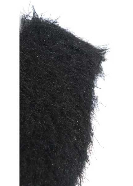 Rochii scurte Jucca Dress with fringes Black Femei (BM 19034317) 4