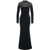 Elisabetta Franchi Dress with transparent details Black