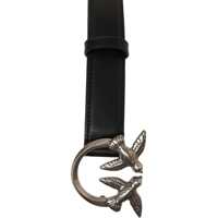 Curele Dama - Curele Pinko Belt made of leather with logo application Black Femei (BM 19034329) - B-mall.ro