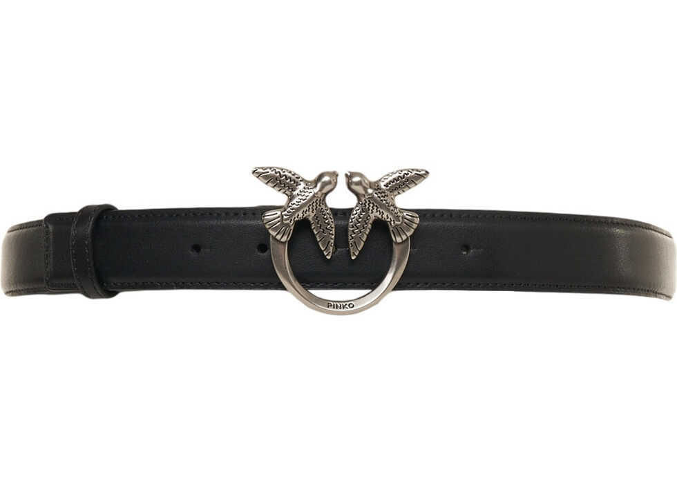 Curele Pinko Belt made of leather with logo application Black Femei (BM 19034329) 1