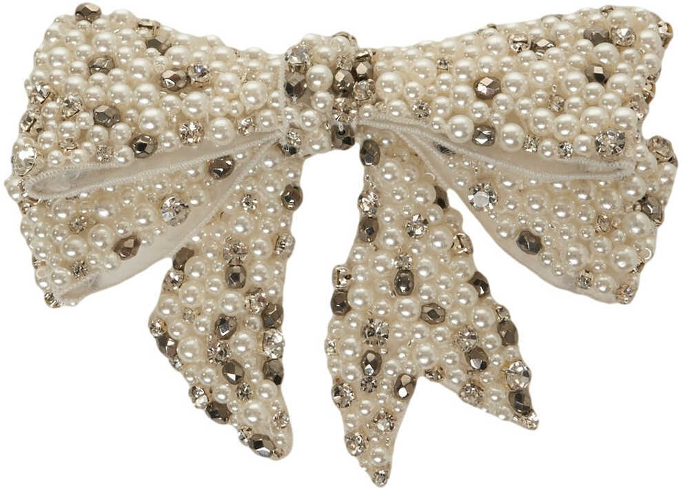 Accesorii MVM Bow with pearls and rhinestones White Femei (BM 19034344) 1