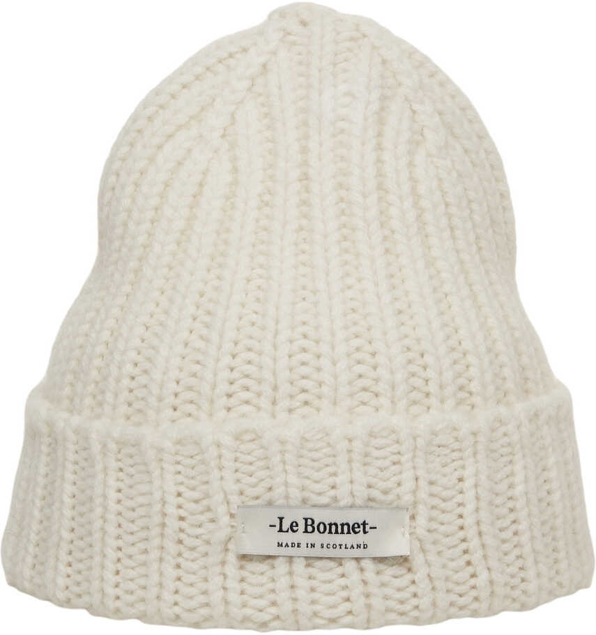 Caciuli Le Bonnet Amsterdam Knit beanie White Femei (BM 19034350) 2
