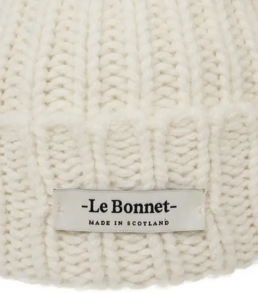 Caciuli Le Bonnet Amsterdam Knit beanie White Femei (BM 19034350) 4