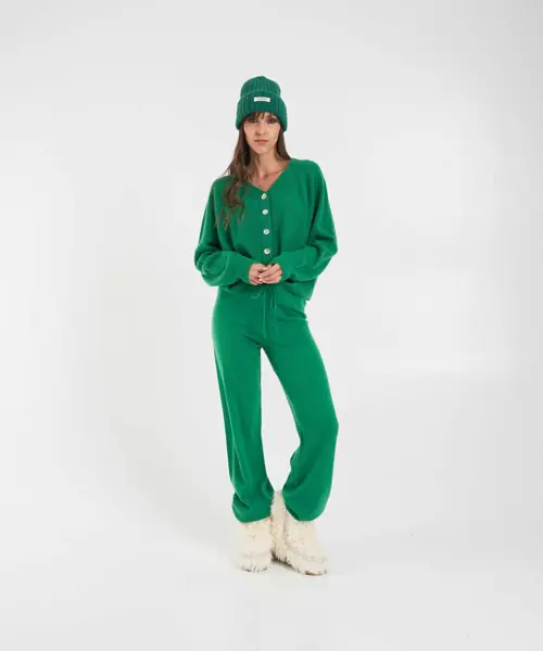 Caciuli Le Bonnet Amsterdam Knit beanie Green Femei (BM 19034350) 3