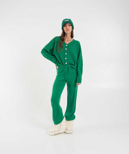 Caciuli Le Bonnet Amsterdam Knit beanie Green Femei (BM 19034350) 4