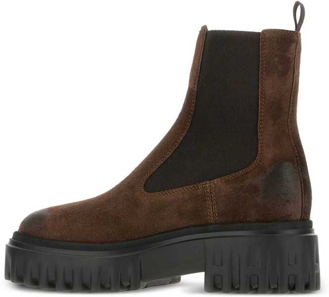 Cizme de iarna Hogan Chelsea boots H673 Brown Femei (BM 19034359) 3