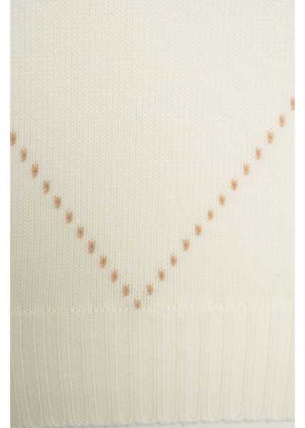 Pulovere Gender Knit sweater with diamond pattern White Barbati (BM 19034365) 5