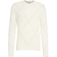 Pulovere Knit sweater with diamond pattern Barbati