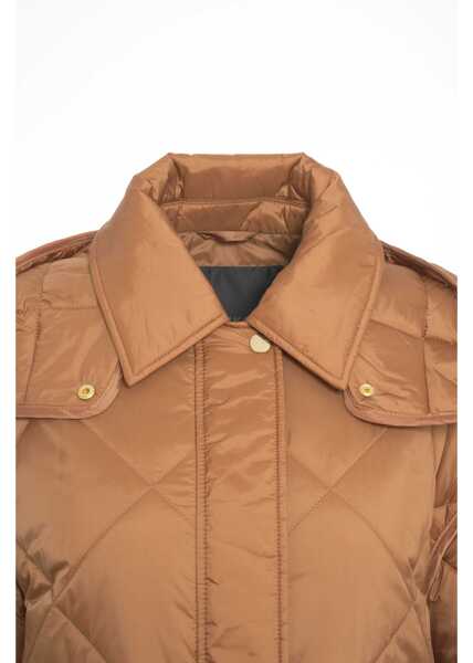 Jachete Pinko Quilted jacket Brown Femei (BM 19034377) 4