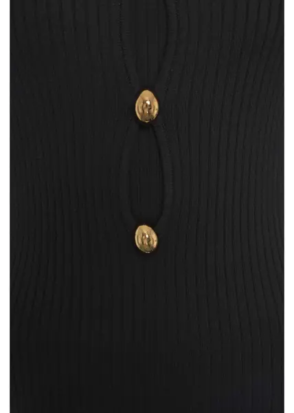 Rochii lungi GUESS Knit maxi dress Black Femei (BM 19034395) 5