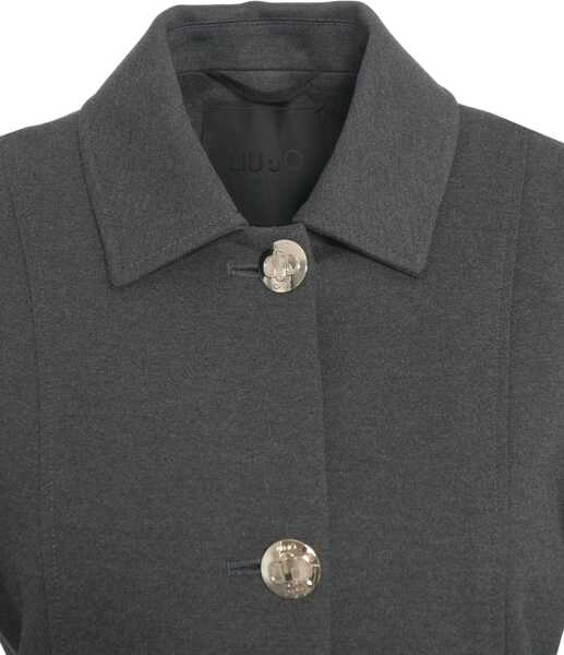 Jachete Liu Jo Jacket with decorative buttons Grey Femei (BM 19034416) 4