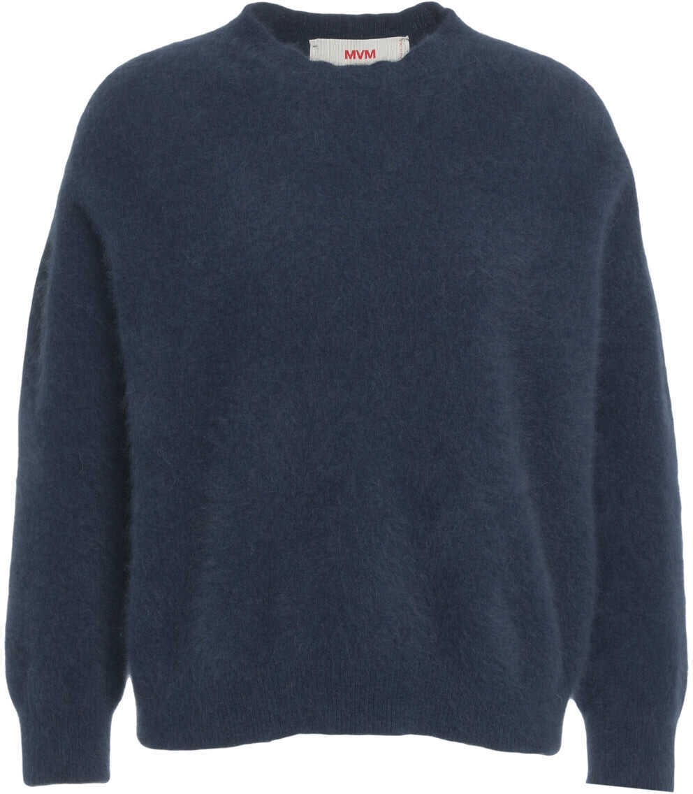 Pulovere MVM Sweater made of wool Blue Femei (BM 19034440) 2