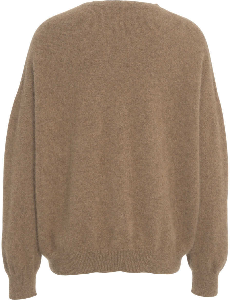 Pulovere MVM Sweater made of wool Brown Femei (BM 19034440) 3