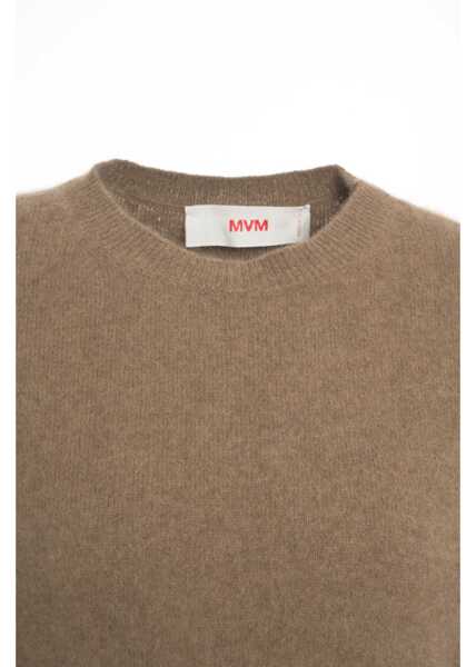 Pulovere MVM Sweater made of wool Brown Femei (BM 19034440) 4