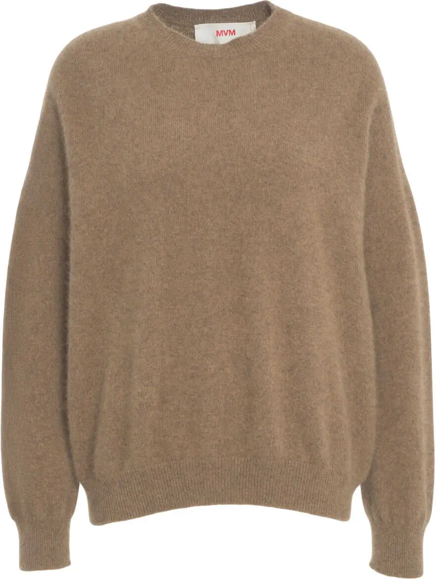 Pulovere MVM Sweater made of wool Brown Femei (BM 19034440) 1