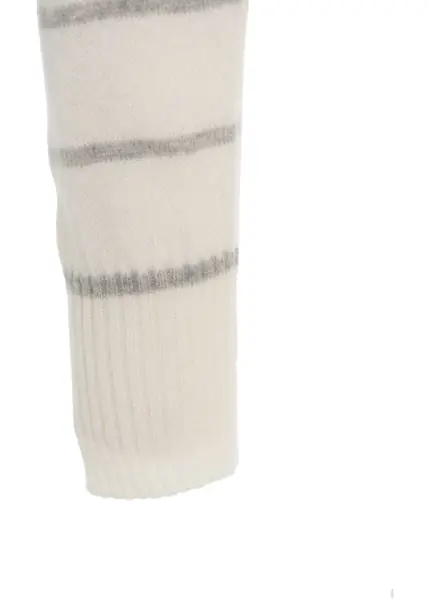 Pulovere MVM Sweater with stripes White Femei (BM 19034443) 5