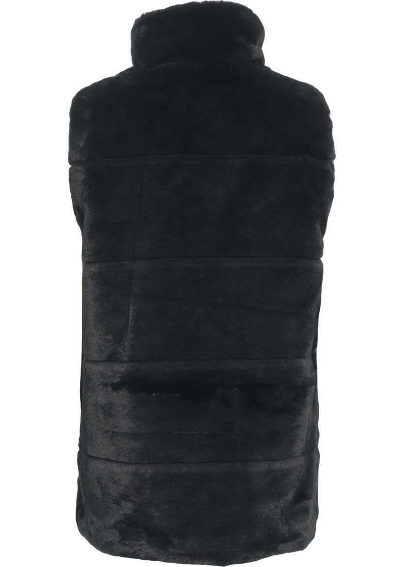 Veste Save the Duck Faux fur gilet FURY Black Femei (BM 19034449) 3