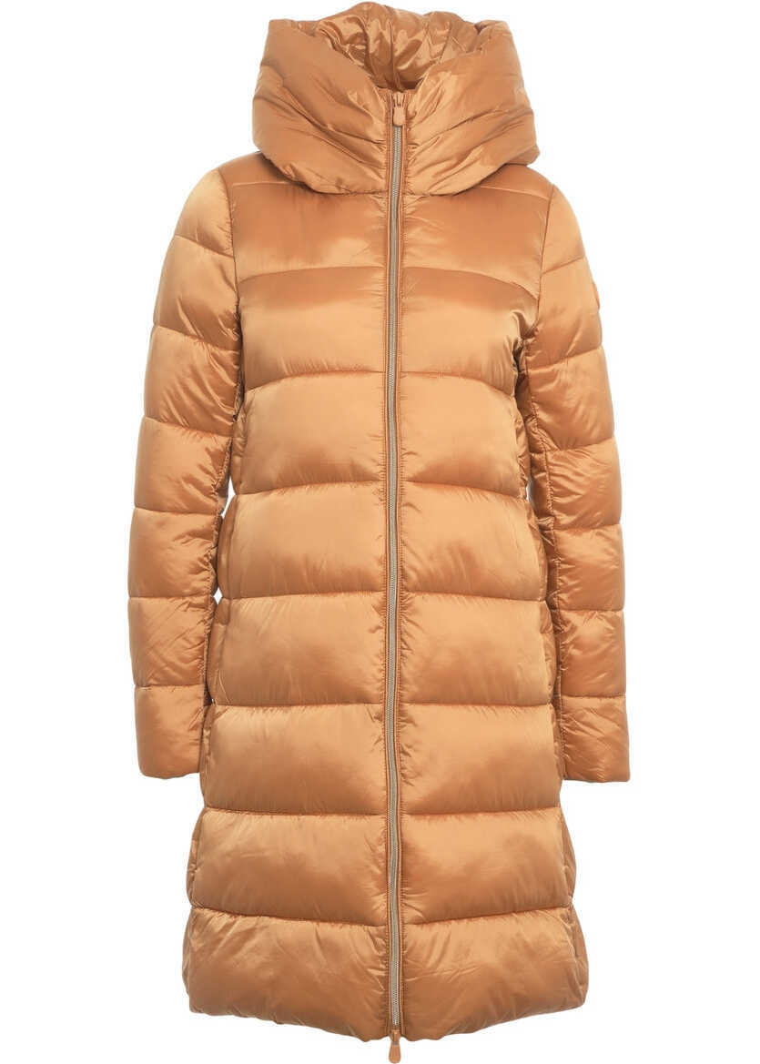Paltoane Save the Duck Long down coat Iris Brown Femei (BM 19034467) 2