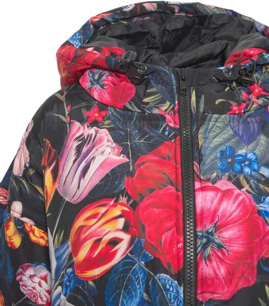 Paltoane Sittingsuits Eco down coat Black Flora Black Femei (BM 19034470) 4