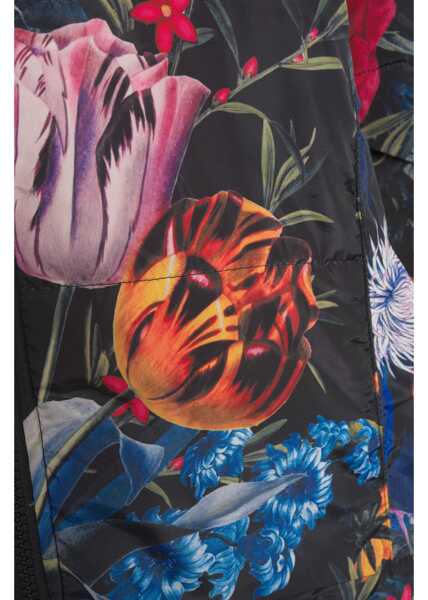 Paltoane Sittingsuits Eco down coat Black Flora Black Femei (BM 19034470) 5