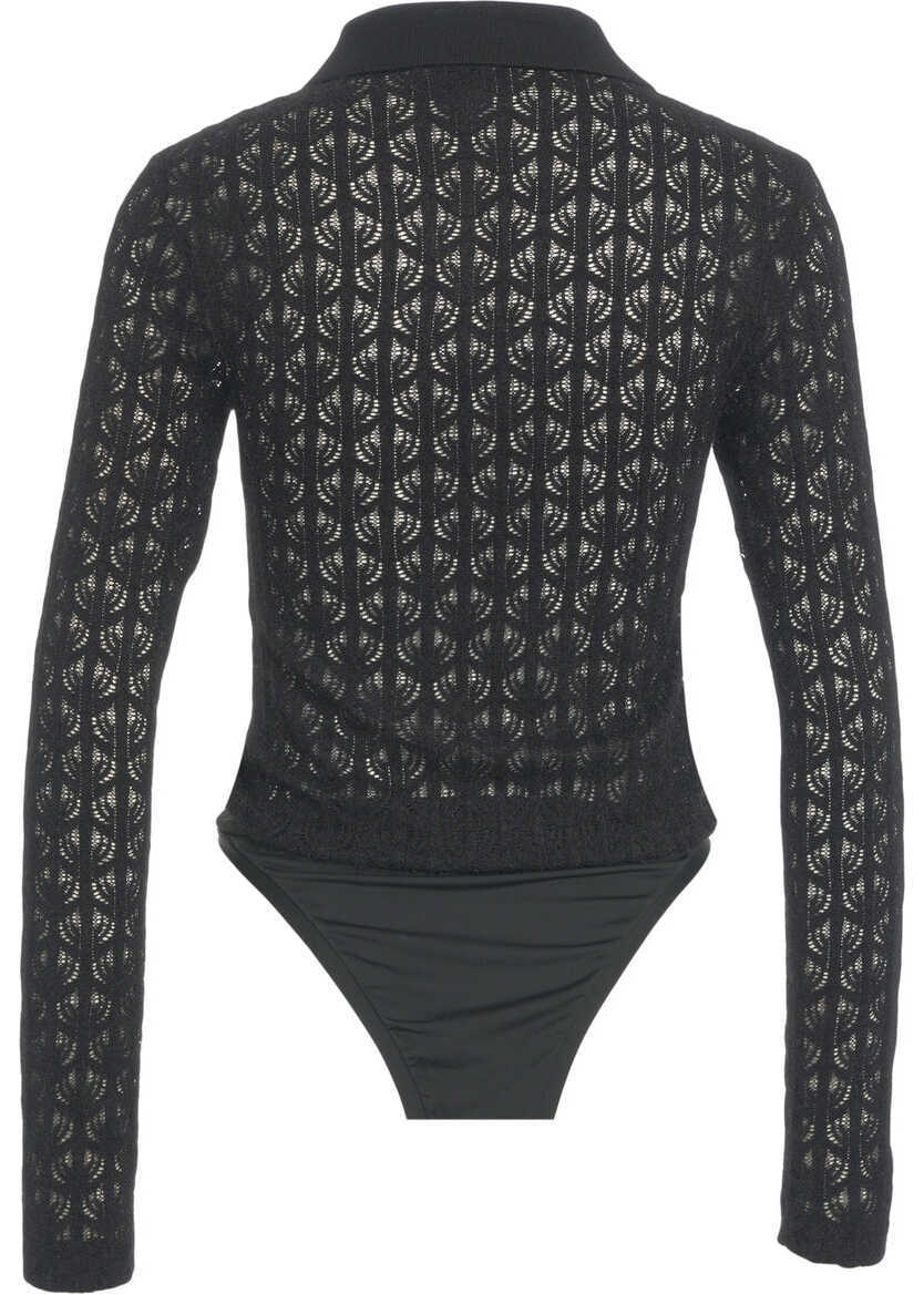 Body-uri Pinko Lace bodysuit Yoana Black Femei (BM 19034476) 3