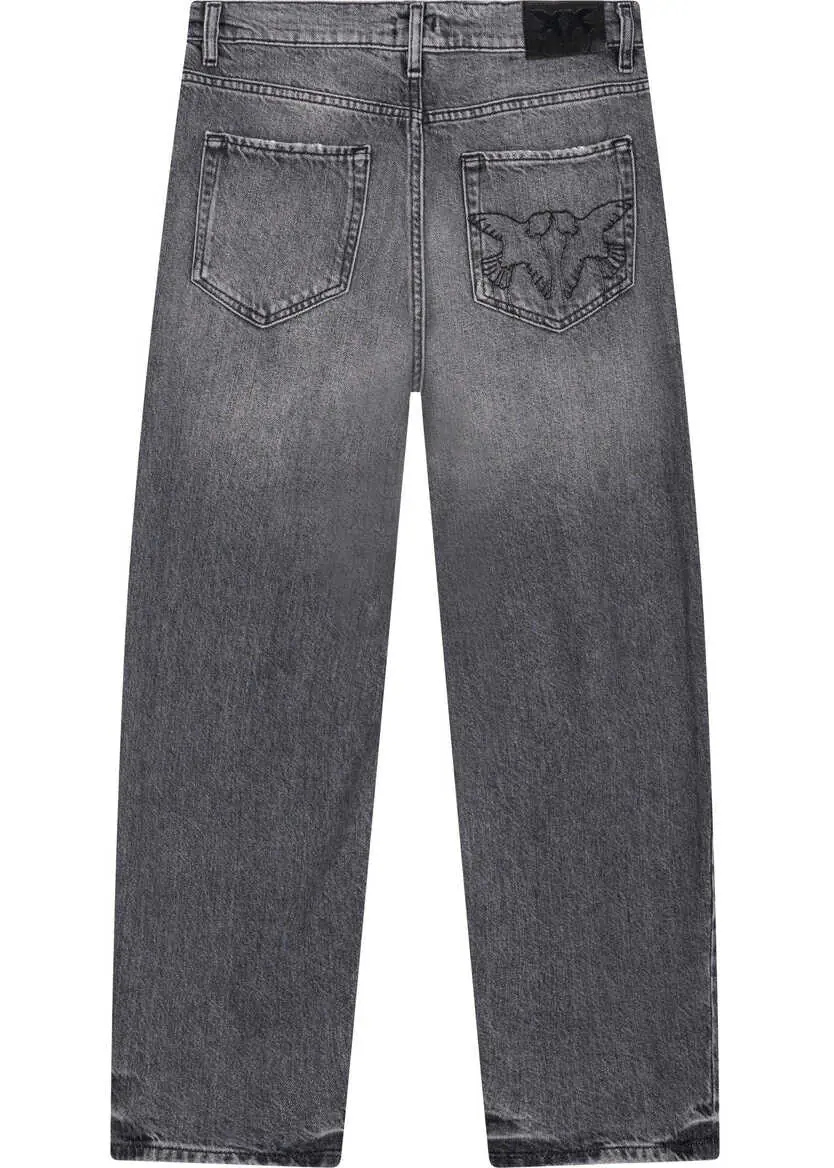 Blugi drepti Pinko Jeans Estelle Egg Grey Femei (BM 19034479) 3