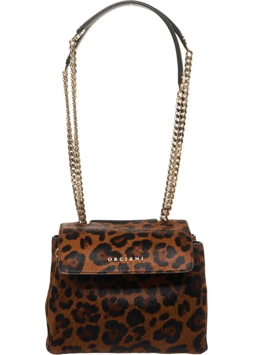 Genti de umar Orciani Shoulderbag with animal print Brown Femei (BM 19034500) 2