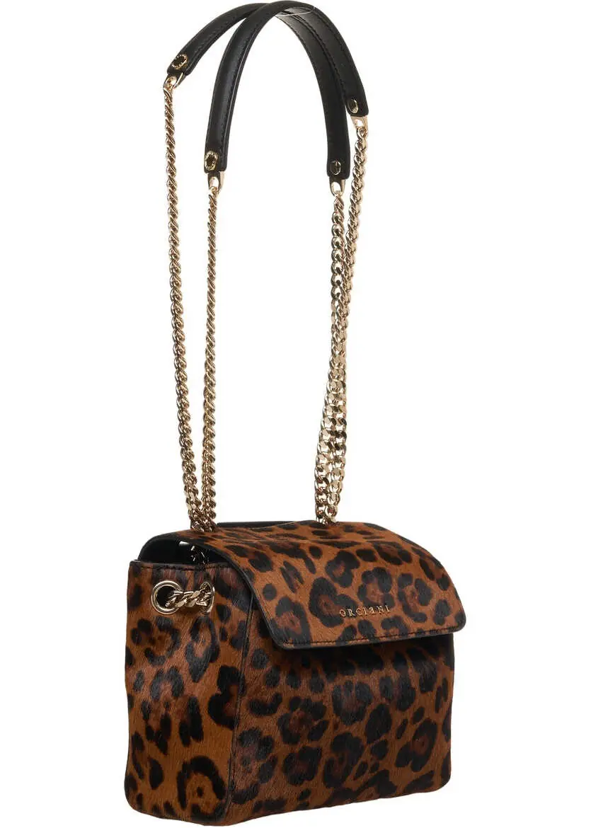 Genti de umar Orciani Shoulderbag with animal print Brown Femei (BM 19034500) 3