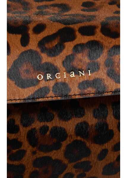 Genti de umar Orciani Shoulderbag with animal print Brown Femei (BM 19034500) 5
