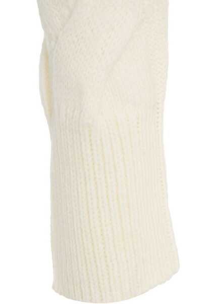 Cardigane Liu Jo Cardigan with cable knit pattern White Femei (BM 19034506) 5