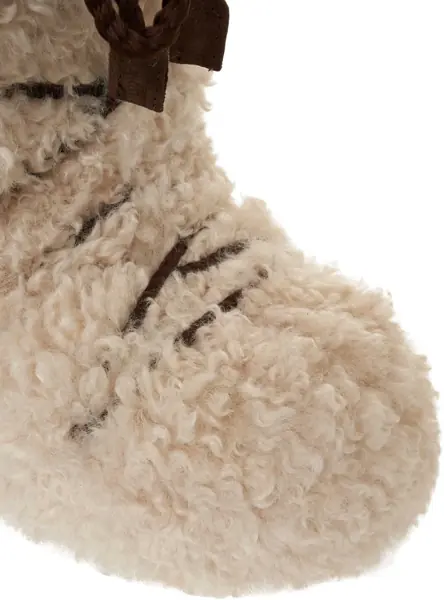 Cizme de iarna Moon Boot Sheepskin boots ICON CURLY EXTRA Beige Femei (BM 19034509) 5