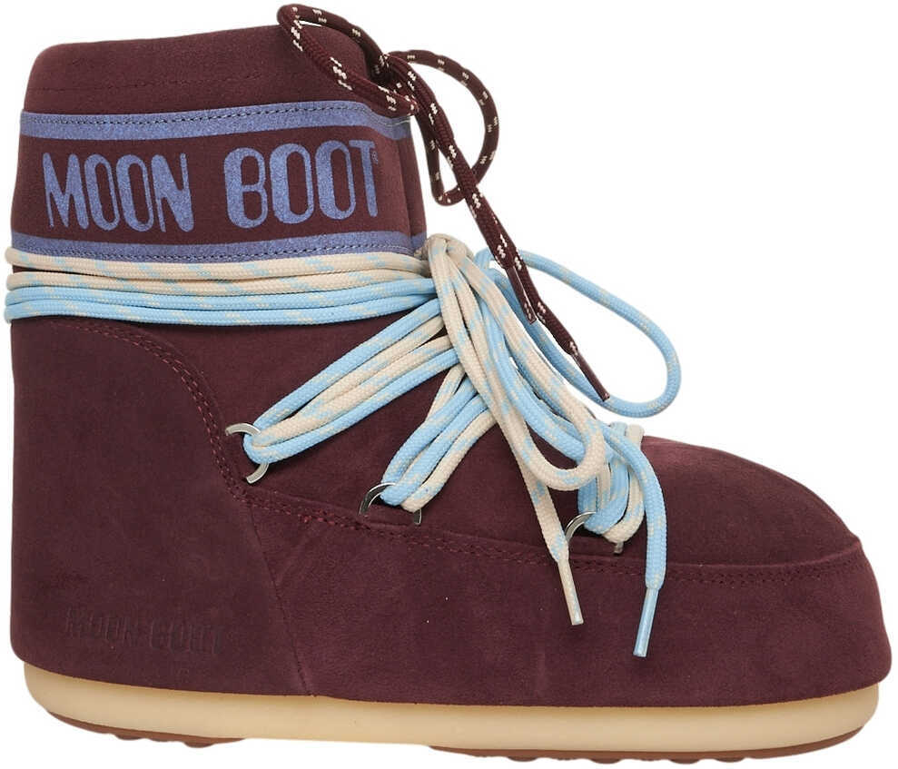 Cizme de iarna Moon Boot Boots Icon Low Suede Red Femei (BM 19034512) 2