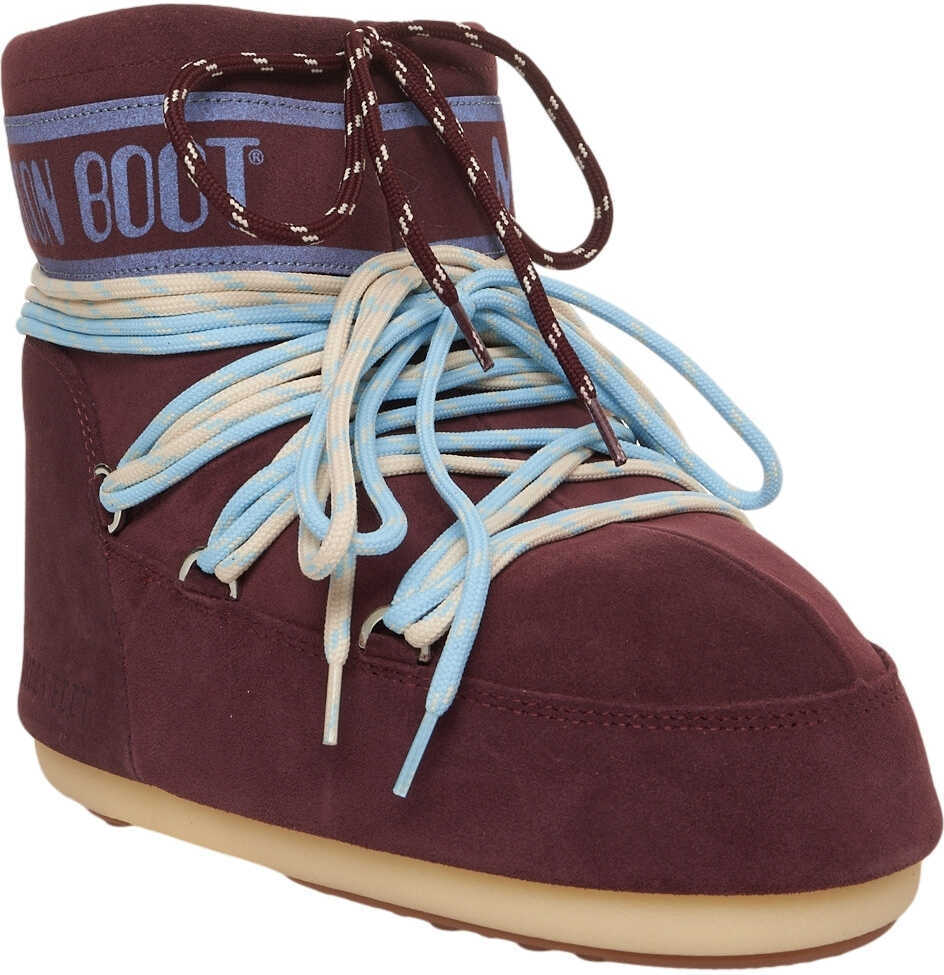 Cizme de iarna Moon Boot Boots Icon Low Suede Red Femei (BM 19034512) 3