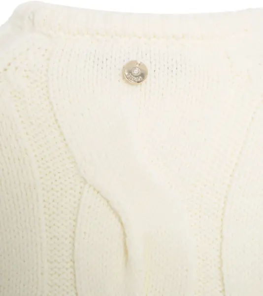 Pulovere Liu Jo Sweater with cable knit pattern White Femei (BM 19034518) 5