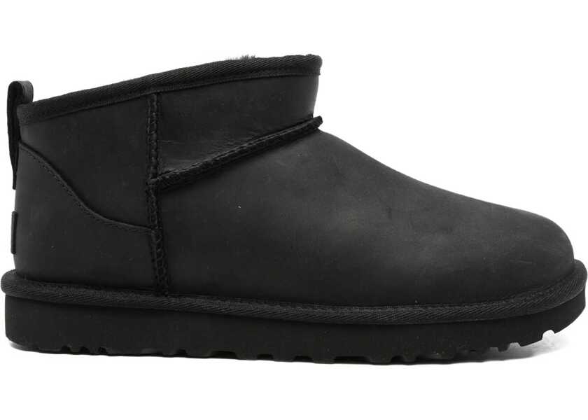 Cizme de iarna UGG Leather boots Classic Ultra Mini Black Femei (BM 19034527) 1