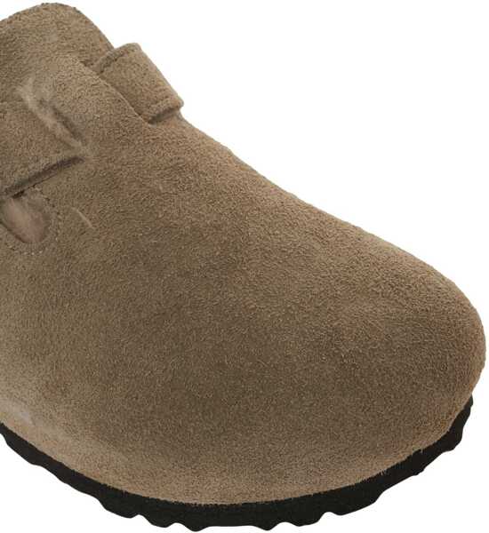 Sandale Birkenstock Clogs Boston Shearling Beige Femei (BM 19034545) 5