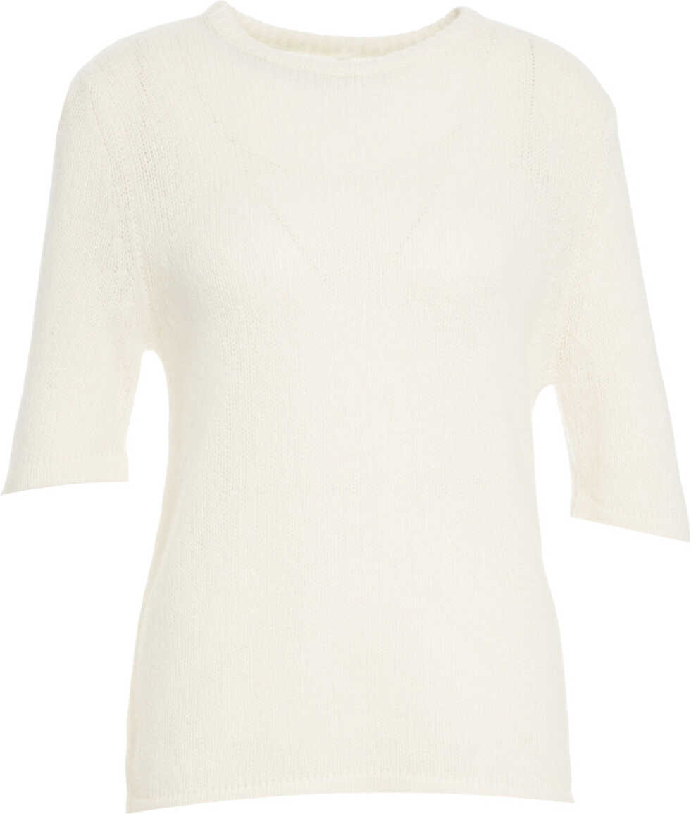 Pulovere Lisa Yang Knit sweater Cecelia White Femei (BM 19034554) 2