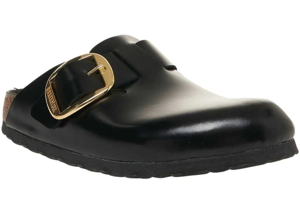 Sandale Birkenstock Smooth leather sandals Boston Big Buckle Black Femei (BM 19034566) 3
