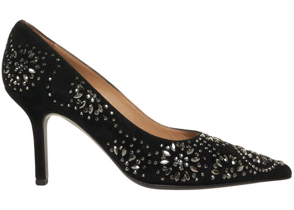 Pantofi cu toc Gender Pumps with rhinestones Black Femei (BM 19034575) 2