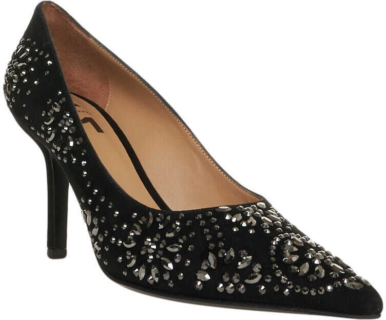 Pantofi cu toc Gender Pumps with rhinestones Black Femei (BM 19034575) 3