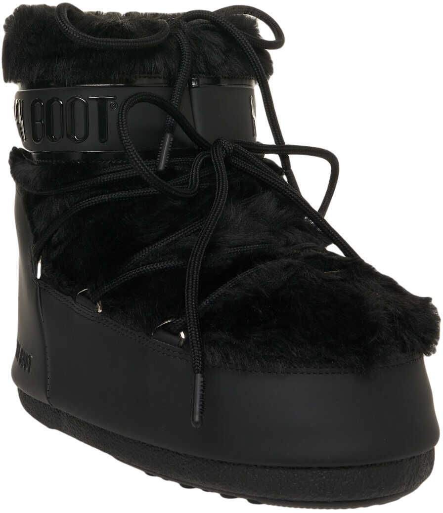 Cizme de iarna Moon Boot Boots Icon Low Faux Black Femei (BM 19034587) 3