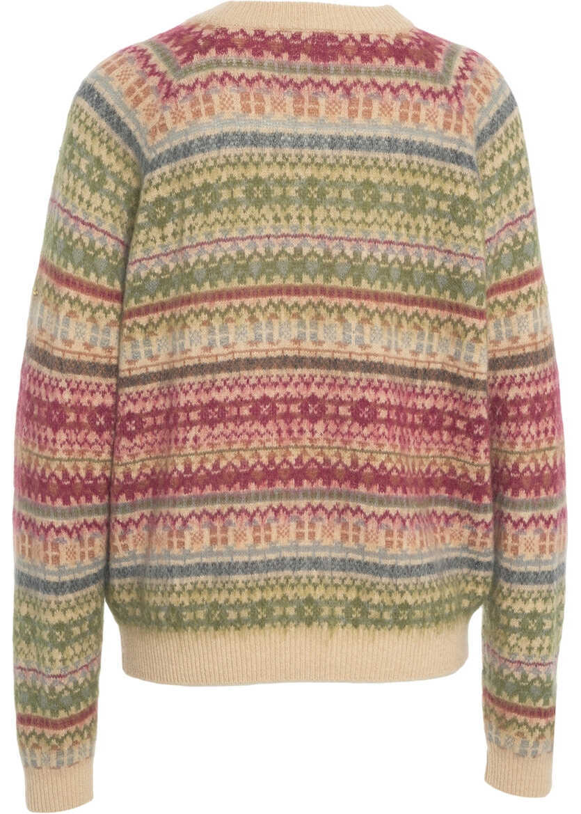 Pulovere Semicouture Knit sweater with embroidery Multicolor Femei (BM 19034602) 3